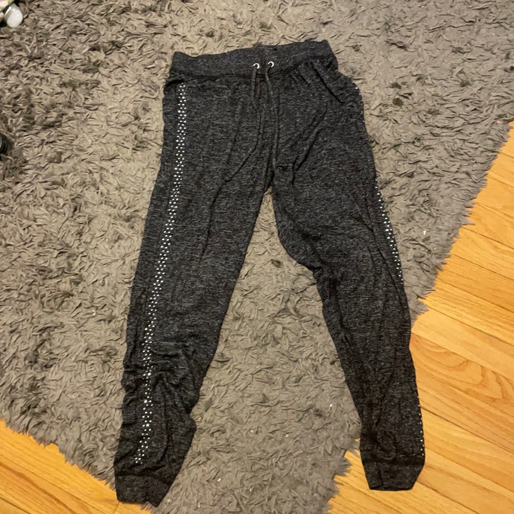 dark grey sweatpants